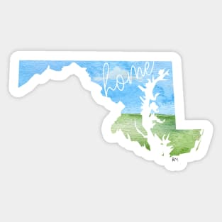 Maryland Home State Sticker